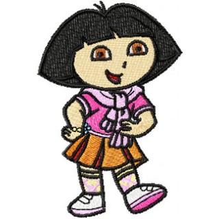 Dora the Explorer Scout 2 embroidery design - Embroidery Design