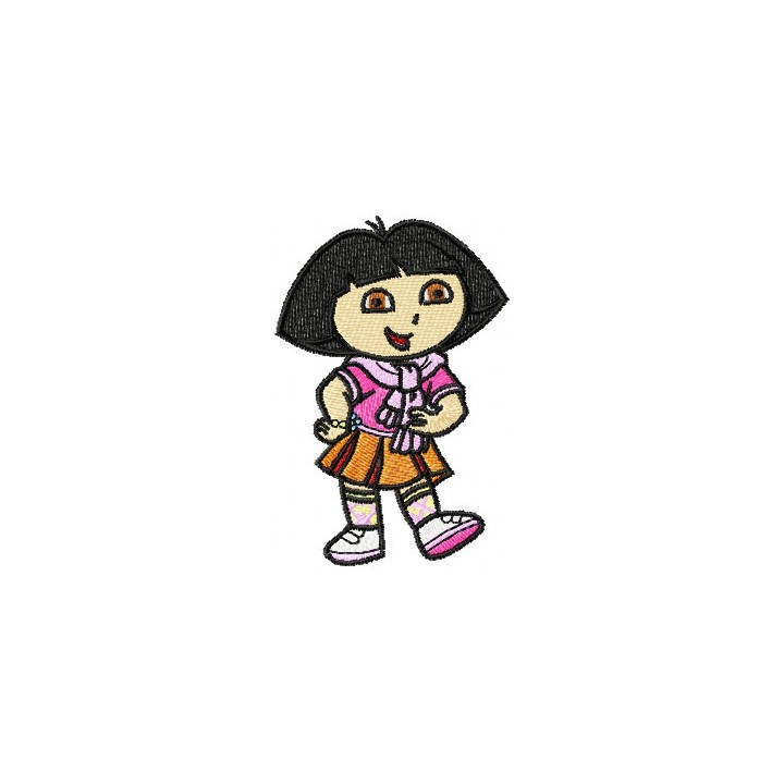 Dora the Explorer Scout 2 embroidery design - Embroidery Design