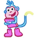 Monkey with Book Stitching Pattern | Dora Adventure