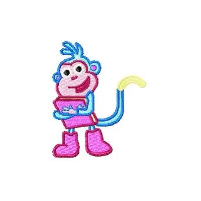 Monkey with Book Stitching Pattern | Dora Adventure