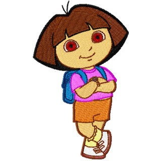 Dora the Explorer 18  embroidery design - Embroidery Design