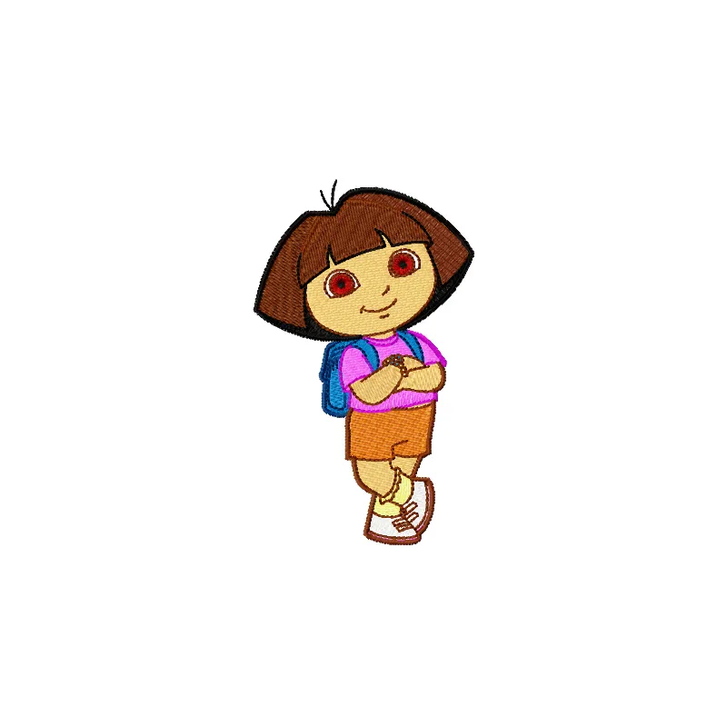 Dora the Explorer Stitching Pattern - Two Sizes