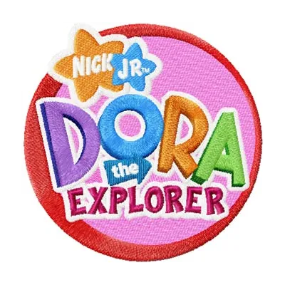 Dora Logo Stitching Pattern - Two Sizes Included