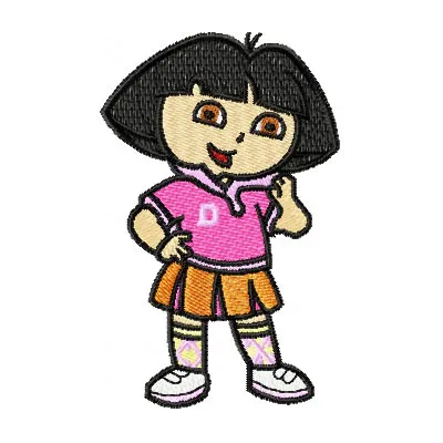 Dora Scout Stitching Pattern for Kids