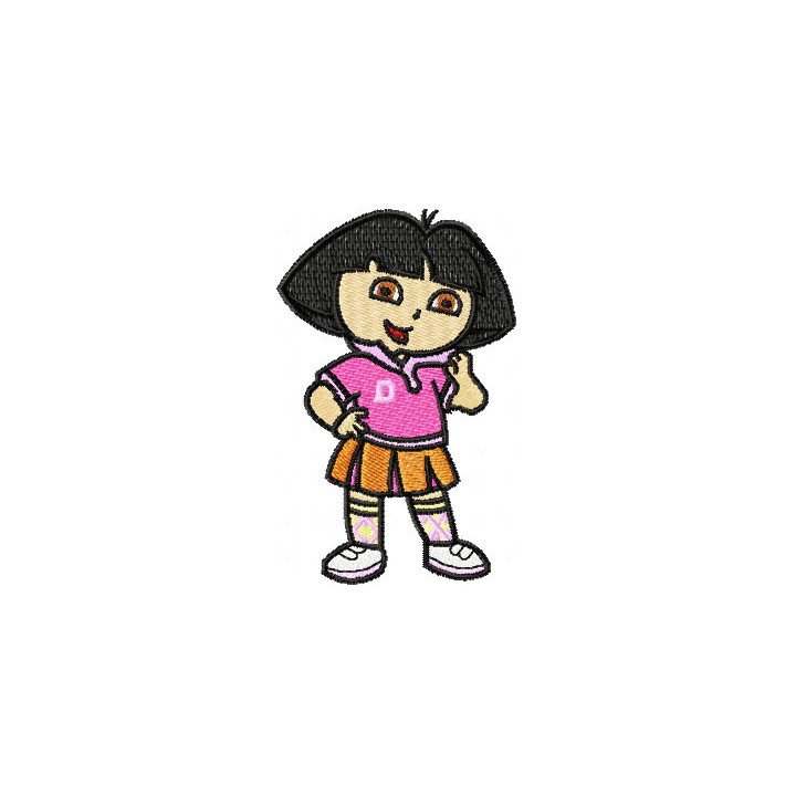 Dora the Explorer Scout embroidery design - Embroidery Design