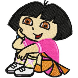 Dora the Explorer Relax embroidery design - Embroidery Design