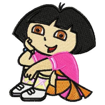 Dora Relax Stitching Pattern for Kids' Projects