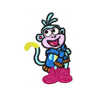 Monkey Scout embroidery design - Embroidery Design