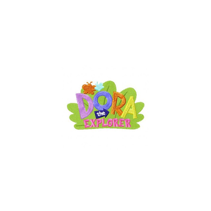 Dora the Explorer Logo embroidery design - Embroidery Design