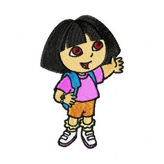 Dora the Explorer embroidery design - Embroidery Design