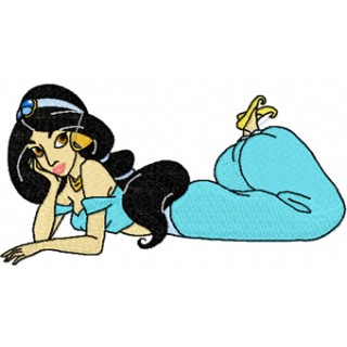 Disney Princess Jasmin embroidery design - Embroidery Design