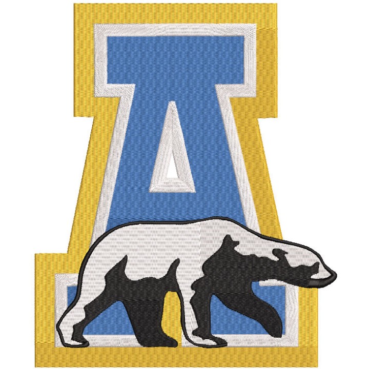 Alaska Nanooks logo embroidery design - Embroidery Design