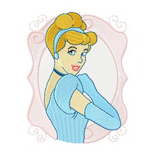 Cinderella 4 embroidery design - Embroidery Design