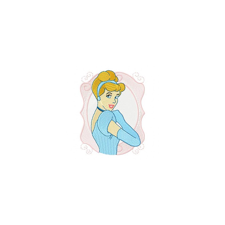 Cinderella 4 embroidery design - Embroidery Design