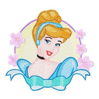 Cinderella 2 embroidery design - Embroidery Design