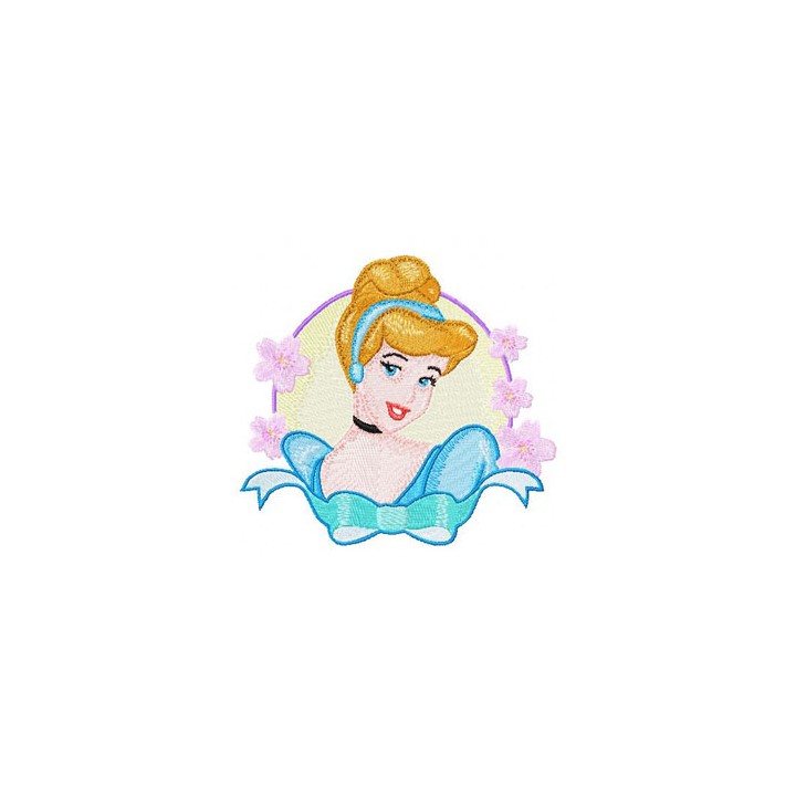Cinderella 2 embroidery design - Embroidery Design