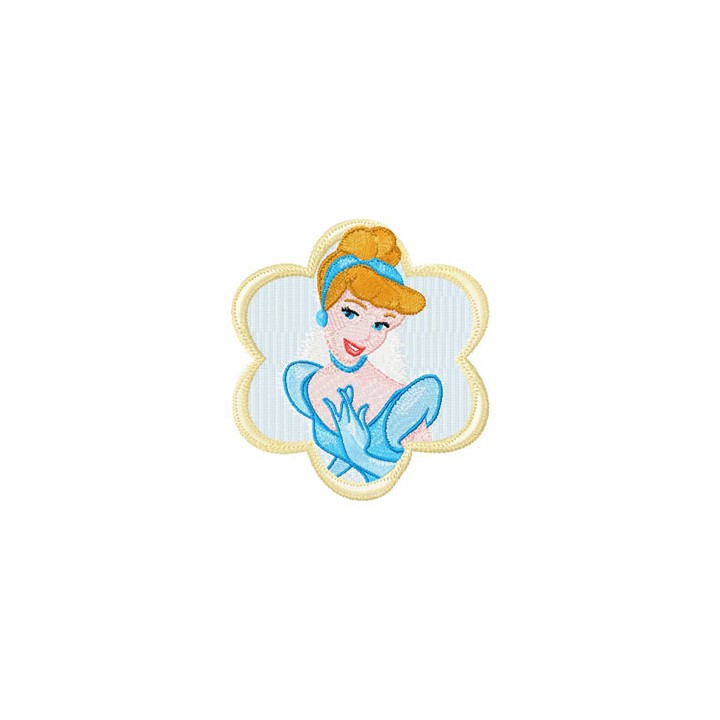 Cinderella embroidery design - Embroidery Design