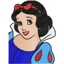 Snow White 2 embroidery design preview showing detailed stitching pattern