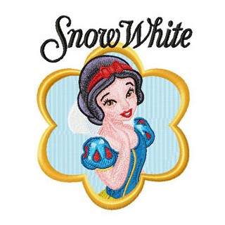 Snow White embroidery design - Embroidery Design