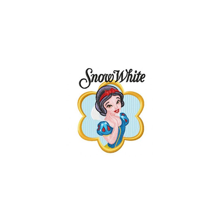 Snow White embroidery design - Embroidery Design