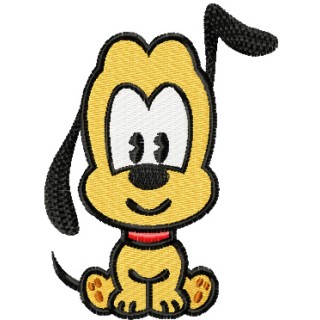 Pluto mini 1  embroidery design - Embroidery Design