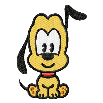 Adorable Pluto Mini Stitching Pattern - Two Sizes