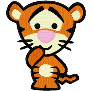 Disney Cuties Tiger embroidery design - Embroidery Design