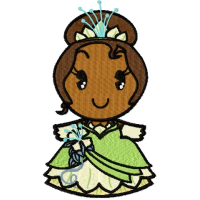 Disney Cuties Teana embroidery design - Embroidery Design