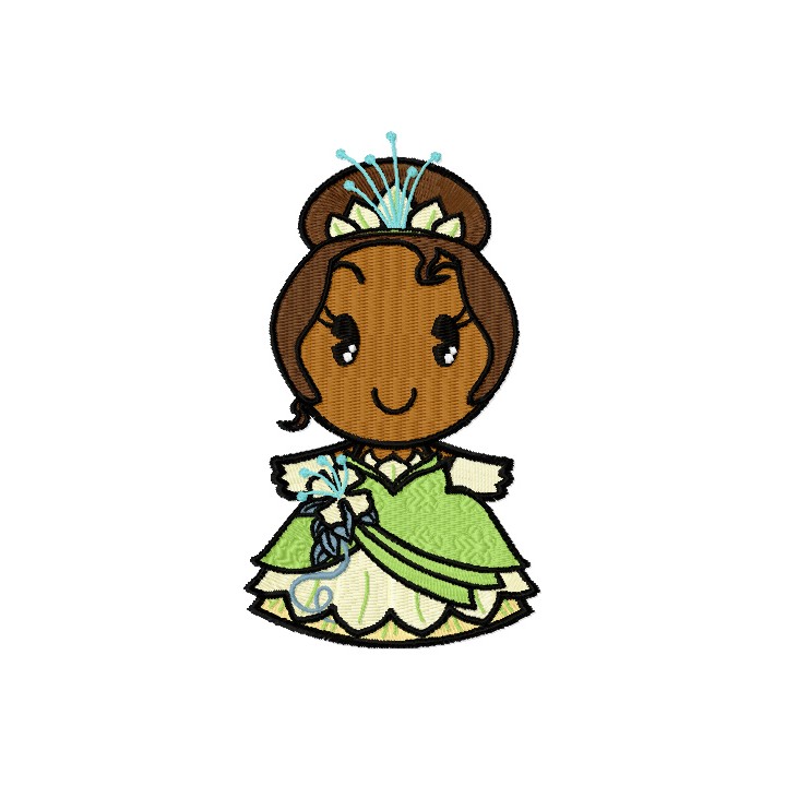Disney Cuties Teana embroidery design - Embroidery Design