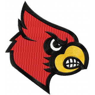 Louisville Cardinals Alternate Logo embroidery design - Embroidery Design