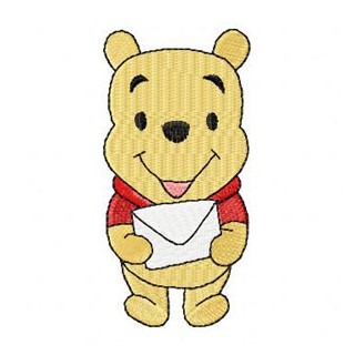 Pooh mini 1 embroidery design - Embroidery Design