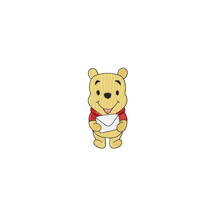 Pooh mini 1 embroidery design - Embroidery Design