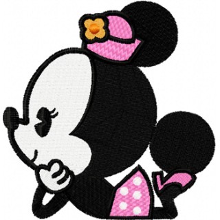 Minnie mini embroidery design - Embroidery Design