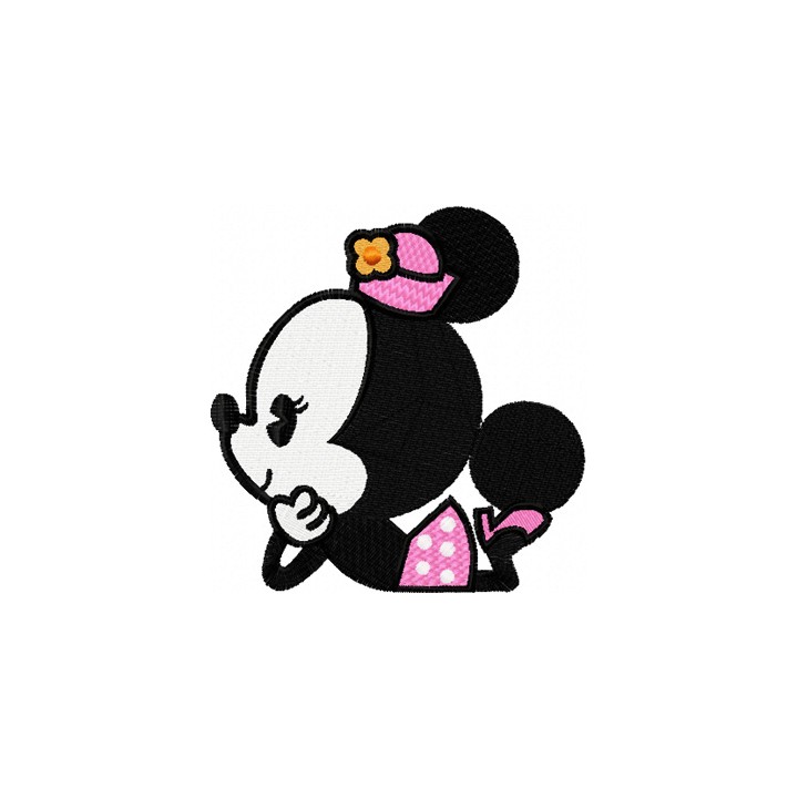 Minnie mini embroidery design - Embroidery Design