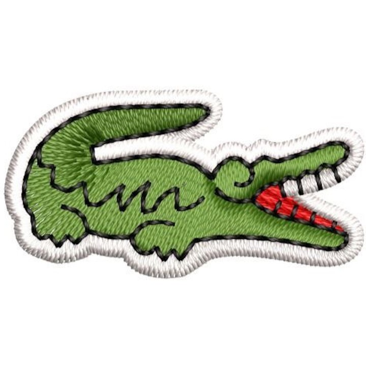 Lacoste small cap logo embroidery design - Embroidery Design