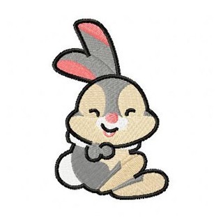Rabbit mini embroidery design - Embroidery Design