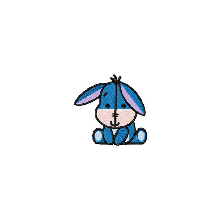 Eeyore mini embroidery design - Embroidery Design