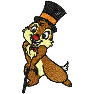 Dale Chipmunk Stitching Pattern for Creative Projects