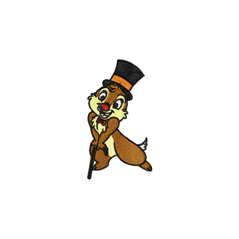 Dale Chipmunk Stitching Pattern for Creative Projects