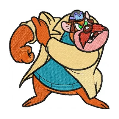 Monterey Jack Stitching Pattern for Chip 'n Dale Fans