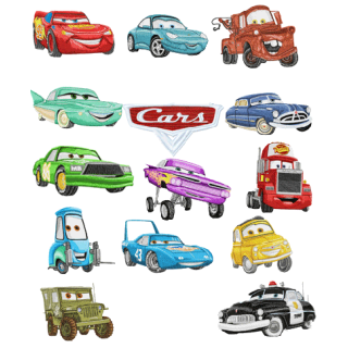Cars pack embroidery design - Embroidery Design