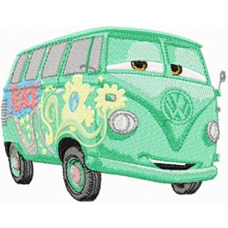 Fillmore Volkswagen bus embroidery design - Embroidery Design