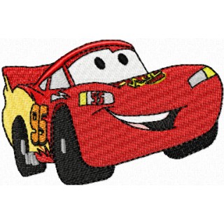 Lightning McQueen small size embroidery design - Embroidery Design