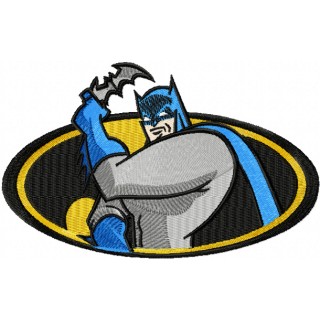Batman always on guard embroidery design - Embroidery Design