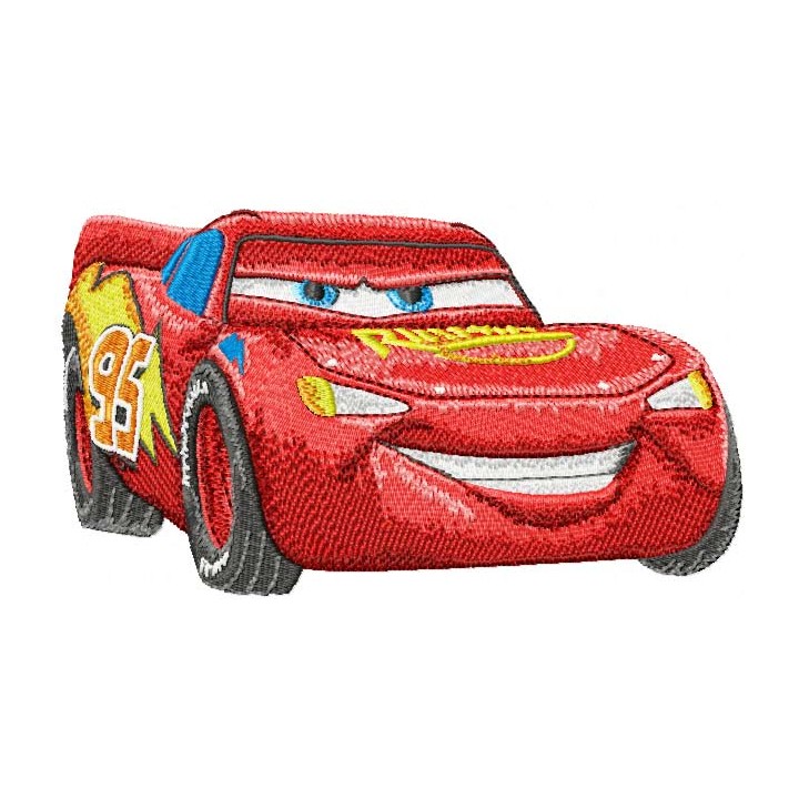 Lightning McQueen embroidery design - Embroidery Design