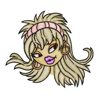 Bratz I'm Happy!  embroidery design - Embroidery Design