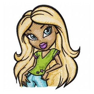Bratz embroidery design - Embroidery Design