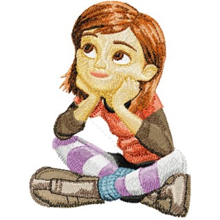 Penny  embroidery design - Embroidery Design