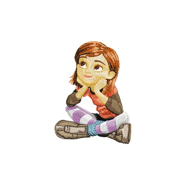 Penny  embroidery design - Embroidery Design