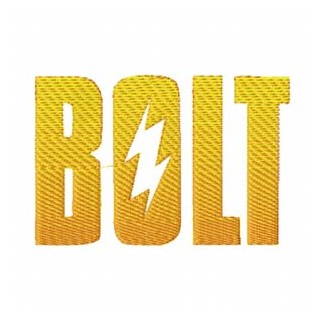 BOLT logo 1 embroidery design - Embroidery Design